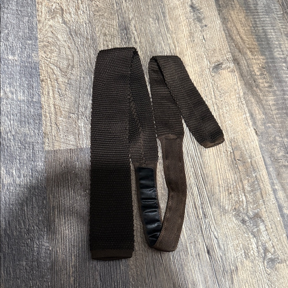 AVVA Brown Men's elegant tie